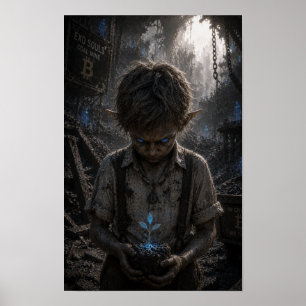 Poster Esperança / Pedreiro / Mina de Carvão