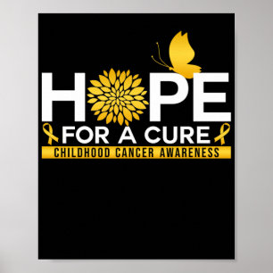 Poster Esperança Por Uma Consciência De Canceres De Cri