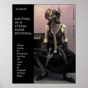 Pôster Esperando em uma distopia Steampunk