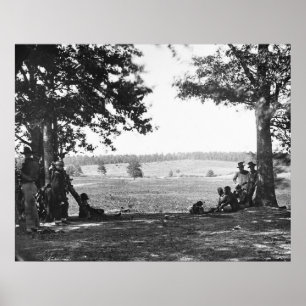 Pôster Esperando pela guerra, 1862