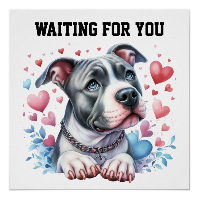 Pôster Esperando pelo seu amor (Frente)