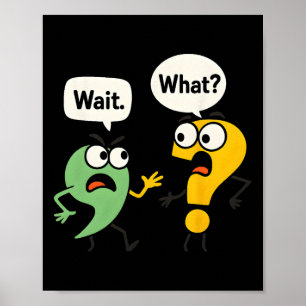Poster Espere o que - Professor de inglês engraçado políc