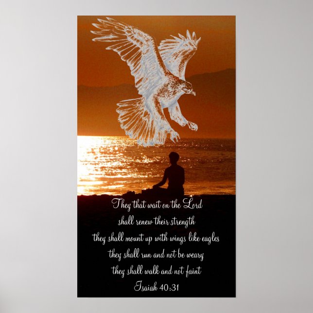 Pôster Espere o Senhor_ (Frente)