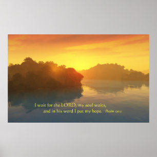 Poster Espero pelo Senhor