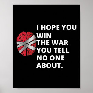 Poster Espero Que Você Ganhe A Guerra Que Você Fala - Pre