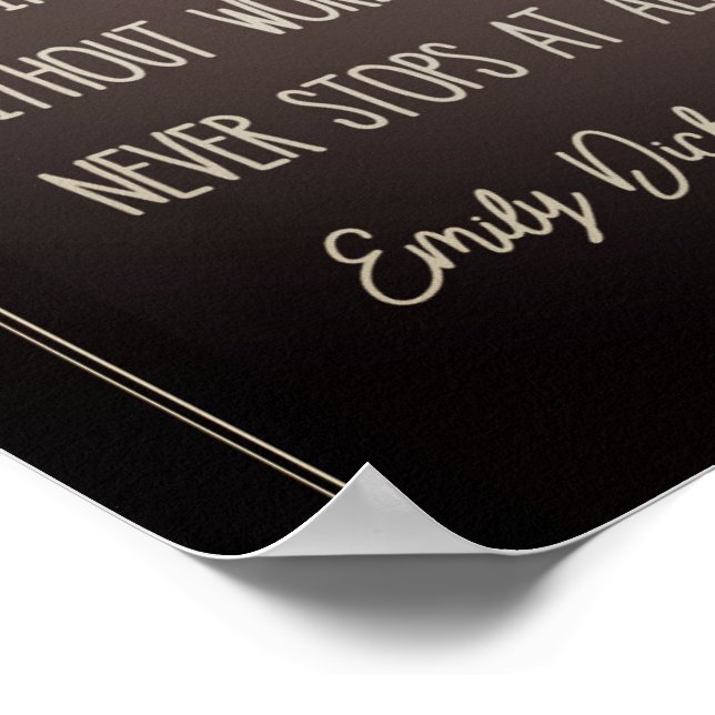 Poster ESPERO Uma Coisa Com Penas (Borda)