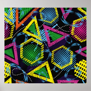 Poster Espetáculo desportivo, design para crianças.