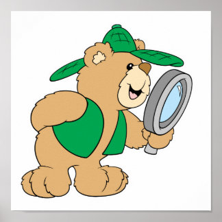 Poster Espiando o Detetive Bear