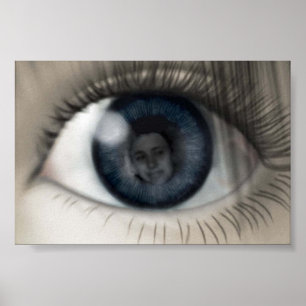 Poster espião do olho