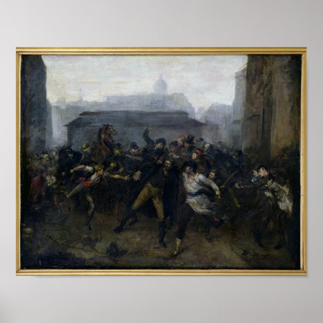 Pôster Espião, Episódio do Cerco de Paris, 1871 (Frente)