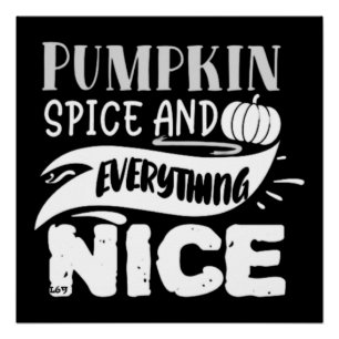 Pôster ESPÍCIO DE PUMPKIN E TUDO DE engraçado dia de agra