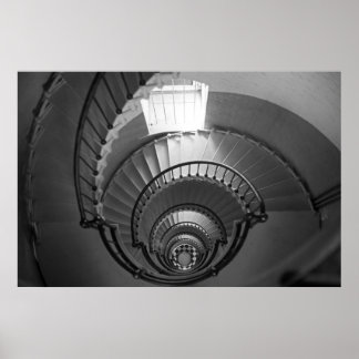 Poster Espiral B&W