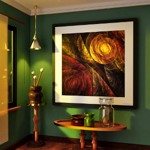 Poster Espiral da Abstrato de Arte da Vida