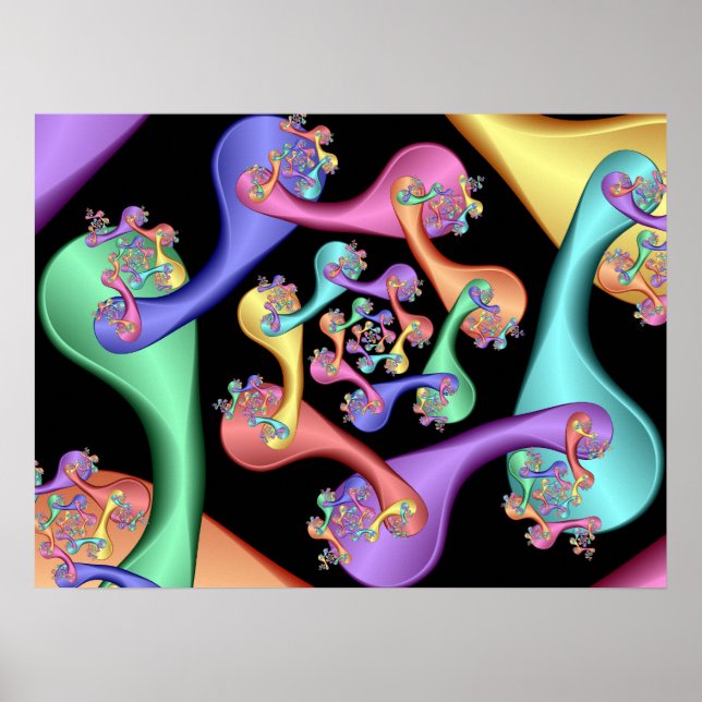 Poster Espiral de Colheres (Frente)