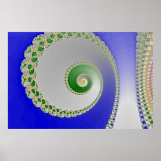 Pôster Espiral de cor