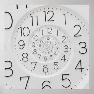 Poster espiral do pulso de disparo de Droste do