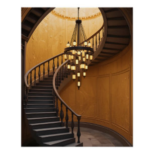 Pôster Espiral Elegante