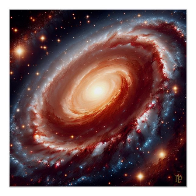 Pôster Espiral Galáctica (Frente)