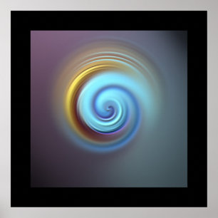 Poster espiral na moda