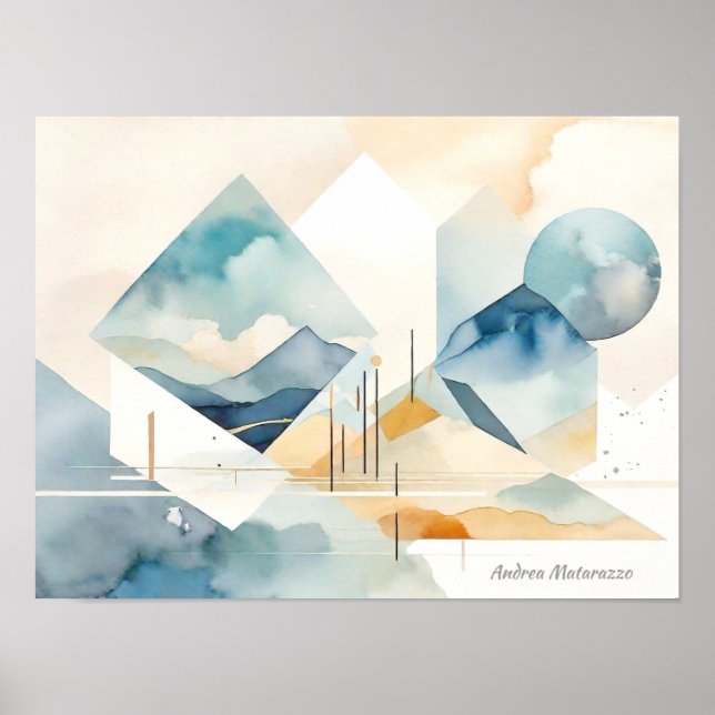 Poster Espírito abstrato (Frente)