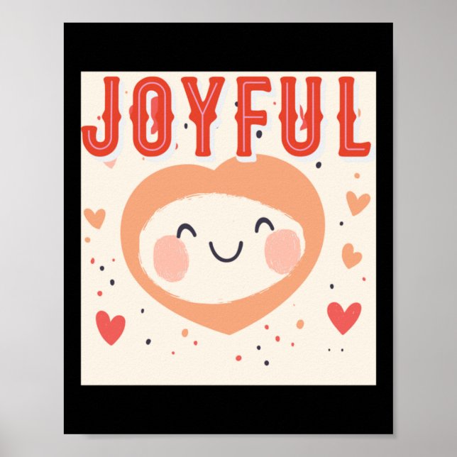 Poster Espírito Alegre Com Um Coração Bonito (Frente)