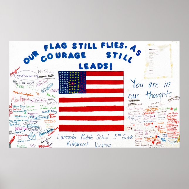 Pôster Espírito Americano (Frente)