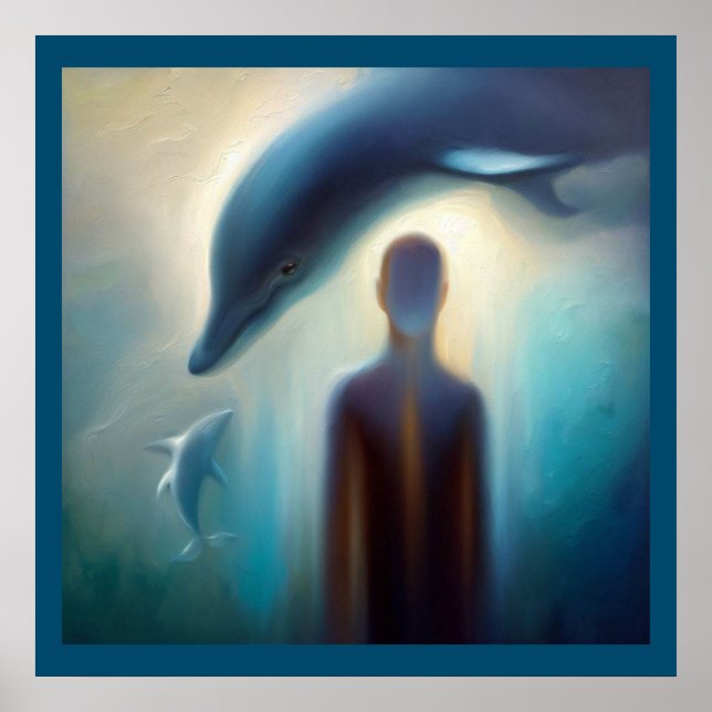 Poster Espírito Animal Dolphin 1 (Frente)