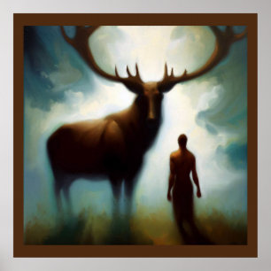 Poster Espírito Animal Elk 1