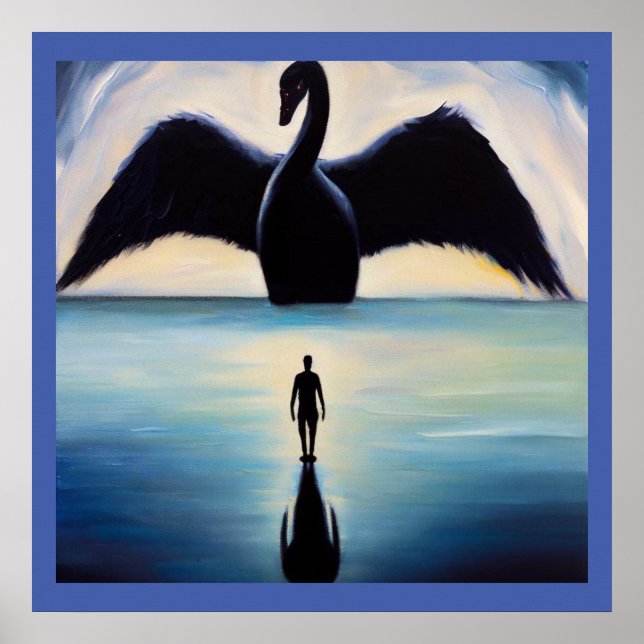 Poster Espírito Animal Negro Swan 1 (Frente)