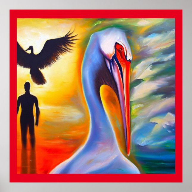 Poster Espírito Animal Pelican 2 (Frente)