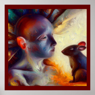Poster Espírito Animal Rato 2
