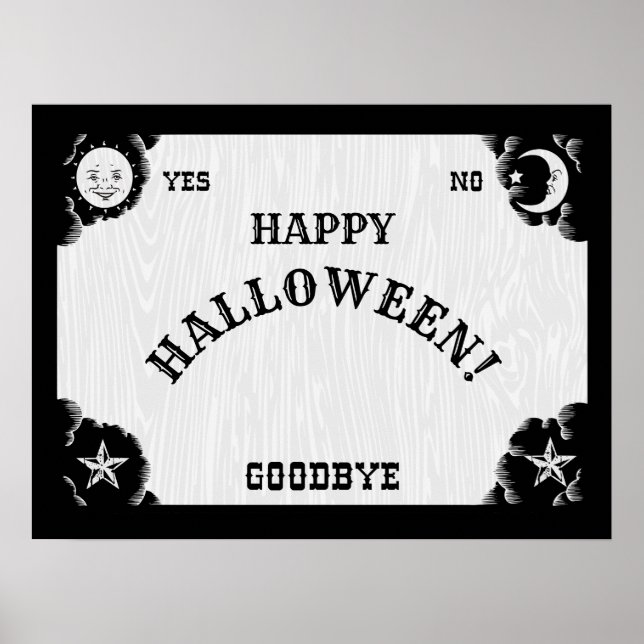 Poster Espírito Conselho de Feliz Halloween (Frente)