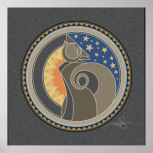 Poster Espírito Da cinza Coyote