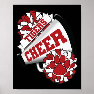 Poster Espírito de Equipe de Animação dos Tigres Chegando