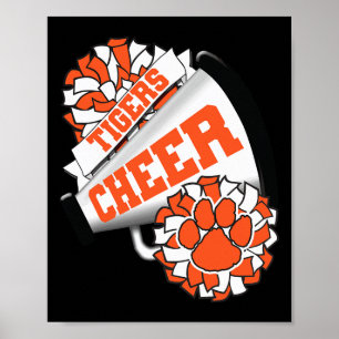 Poster Espírito de Equipe de Animação dos Tigres Chegando