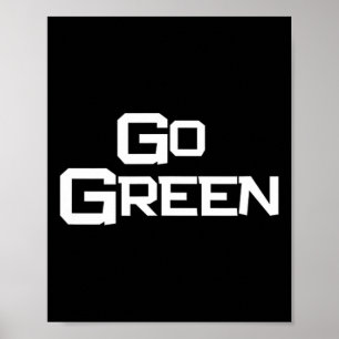 Poster Espírito de Equipe Verde Vai Ganhar Significa Vitó