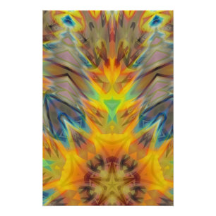 Pôster Espírito de Fogo - Arte Surreal Ken Gage