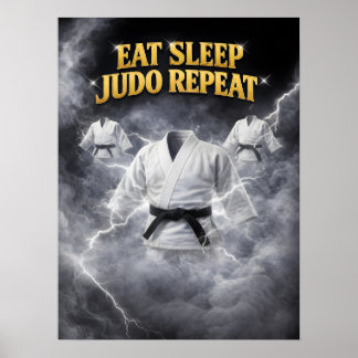 Poster Espírito de Judo Relâmpago Equilíbrio