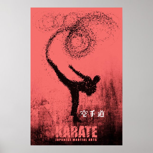 Poster Espírito de Karate (Frente)