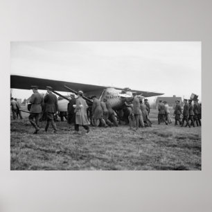 Pôster Espírito de St Louis em Bolling Campo, 1929