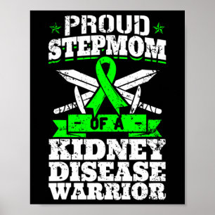 Poster Espírito De Um Guerreiro Da Doença Renal Awarenes 