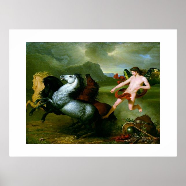Poster Espírito Humanitário por volta de 1793 (Frente)