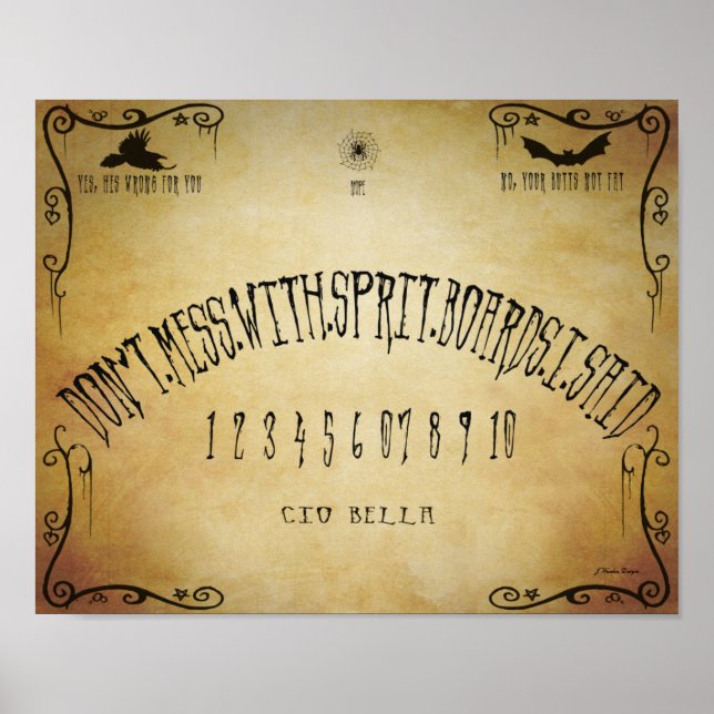 Poster Espírito Humor com Conselho (Frente)