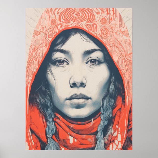 Poster Espírito indígenas (Frente)