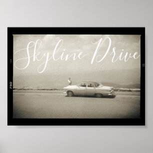Poster Espírito inspirado no Médio da Skyline Drive
