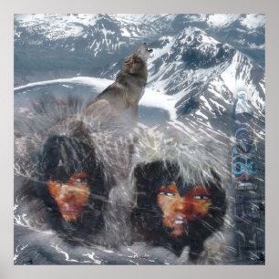 Pôster Espírito nativo em Alaska