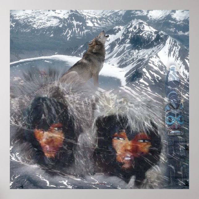 Pôster Espírito Nativo no Alasca (Frente)