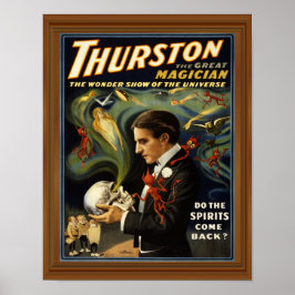 Poster Espírito oculto Mídia de Thurston Mágico
