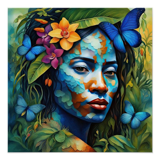 Pôster Espírito Orquídea “Yarumi” - Mulheres na Amazônia  (Frente)