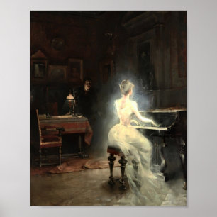 Poster Espírito por George Roux 1885